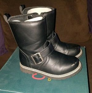 Crevo Tanner Black Boys Size 11 Biker Boots